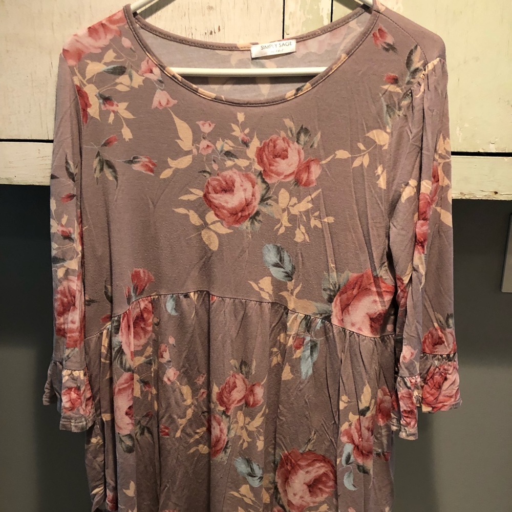Boutique floral shirt